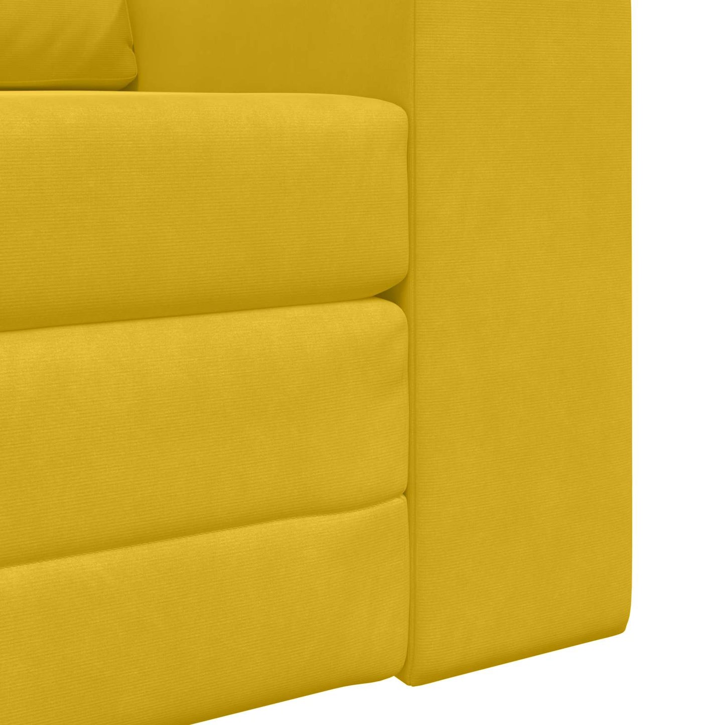 vidaXL Schlafsofa Gelb 98 x 71 x 83 cm Samt