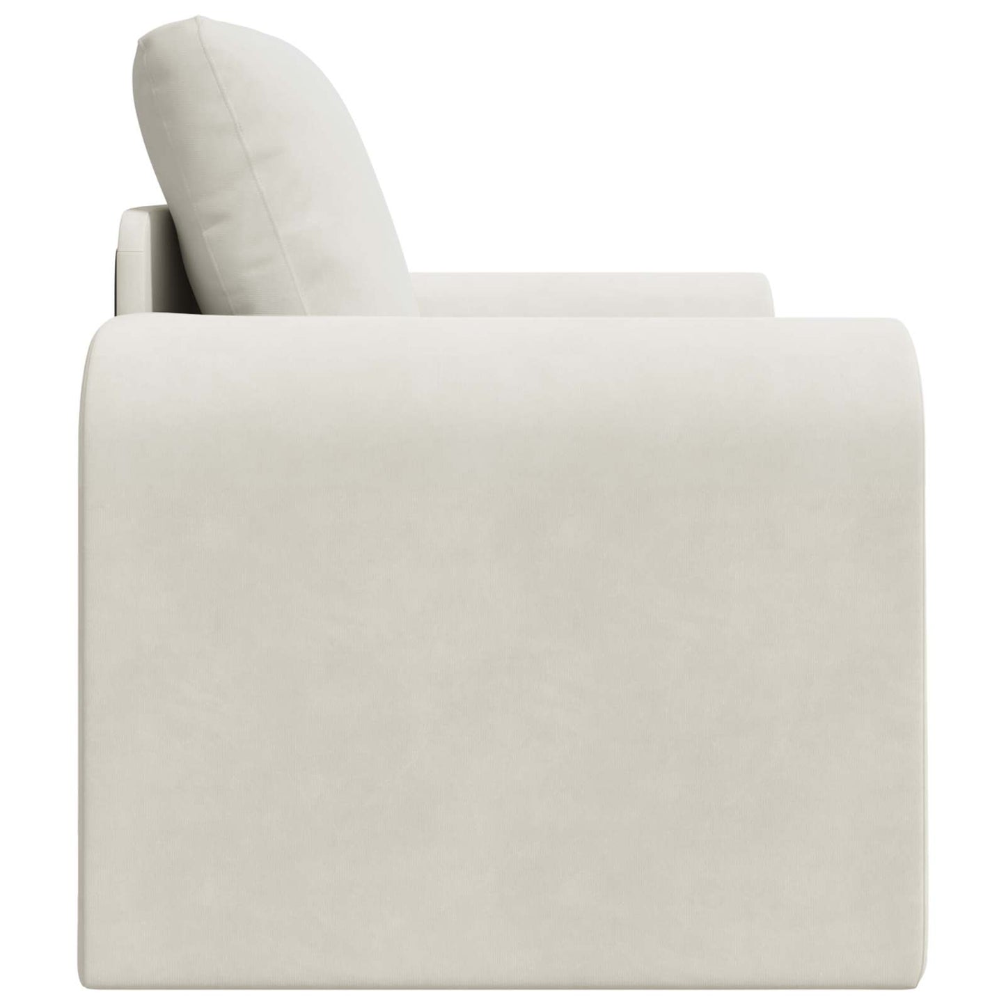 vidaXL Schlafsofa Creme 98 x 71 x 83 cm Samt