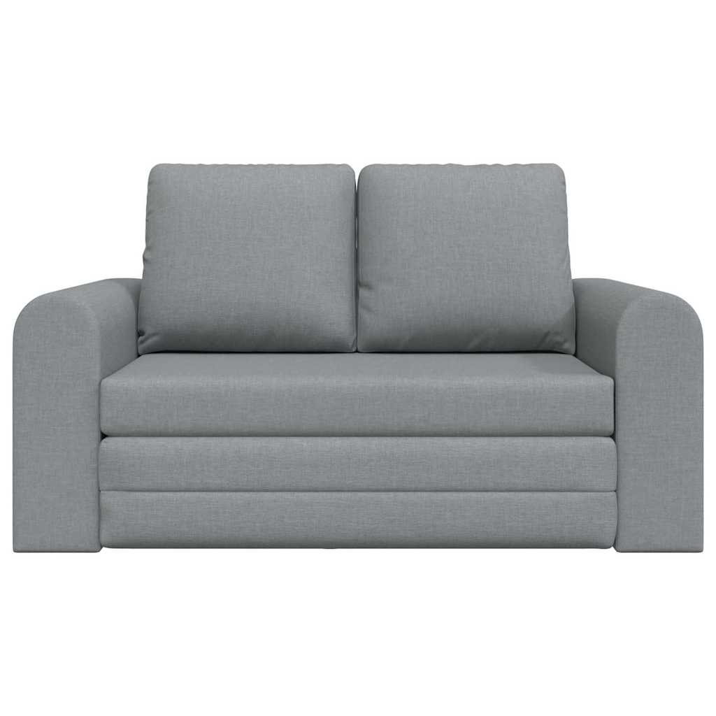vidaXL Schlafsofa 60cm Hellgrau Stoff