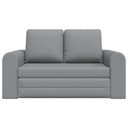 vidaXL Schlafsofa 60cm Hellgrau Stoff
