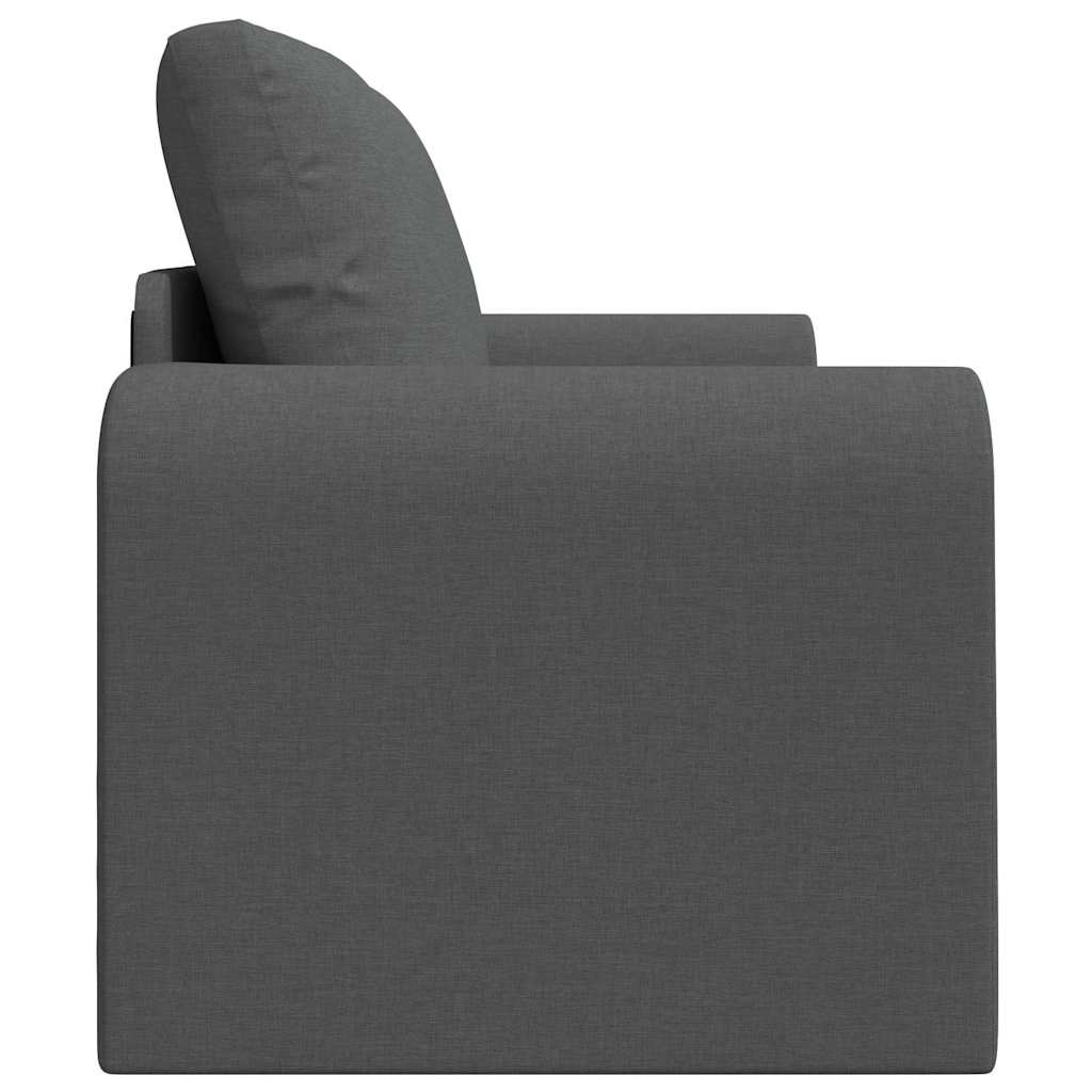 vidaXL Schlafsofa 60cm Dunkelgrau Stoff