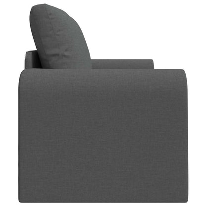 vidaXL Schlafsofa 60cm Dunkelgrau Stoff