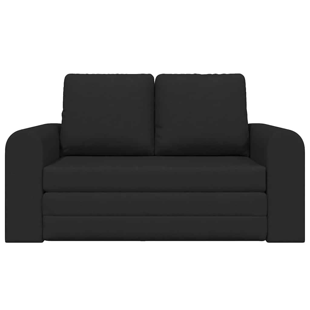 vidaXL Schlafsofa 60cm Schwarz Stoff