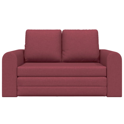 vidaXL Schlafsofa 60cm Weinrot Stoff
