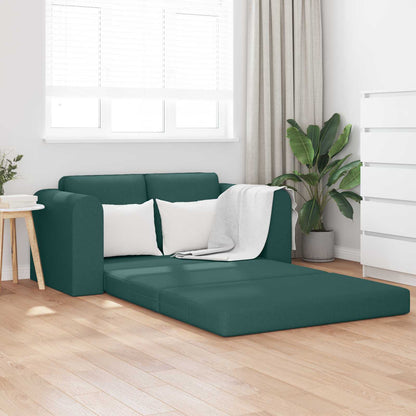 vidaXL Schlafsofa 60cm Dunkelgrün Stoff