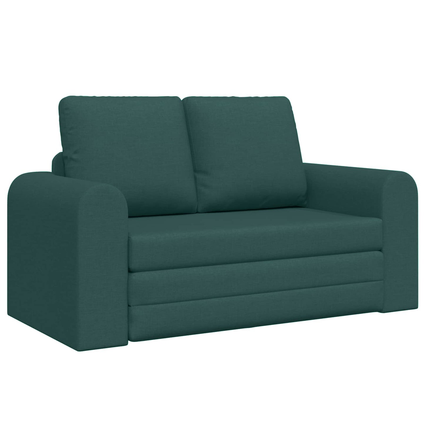 vidaXL Schlafsofa 60cm Dunkelgrün Stoff