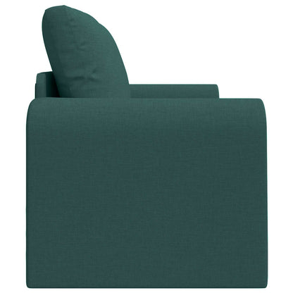 vidaXL Schlafsofa 60cm Dunkelgrün Stoff