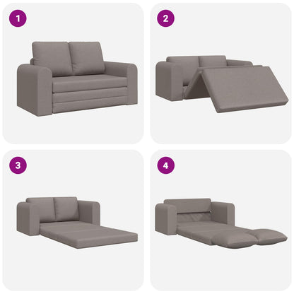 Schlafsofa 60cm Taupe Stoff