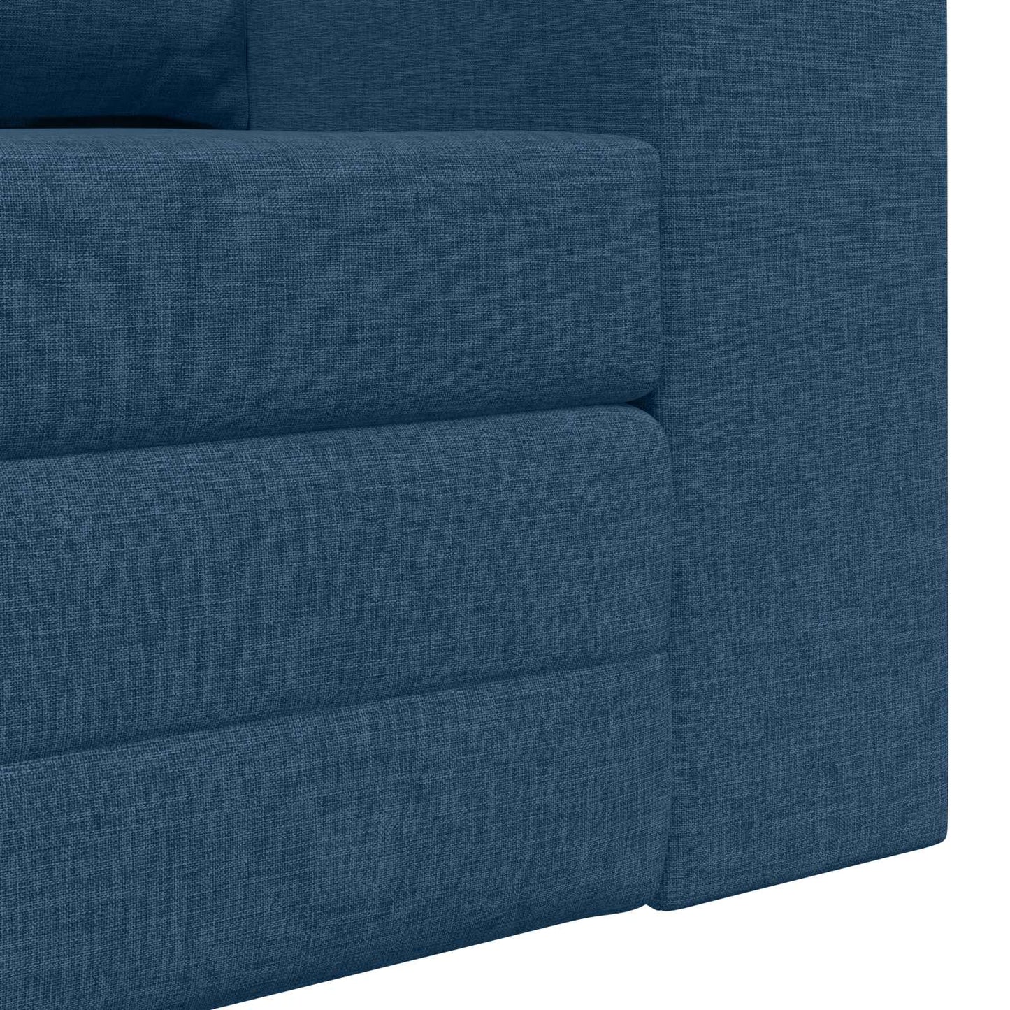 vidaXL Schlafsofa 60cm Blau Stoff