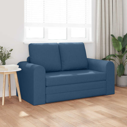 vidaXL Schlafsofa 60cm Blau Stoff