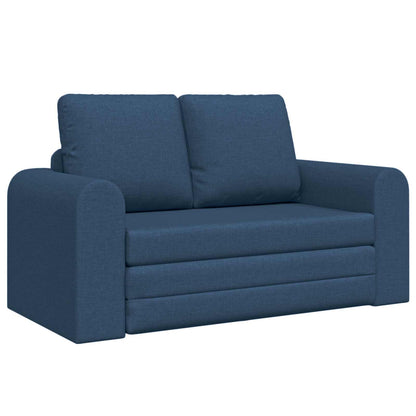 vidaXL Schlafsofa 60cm Blau Stoff