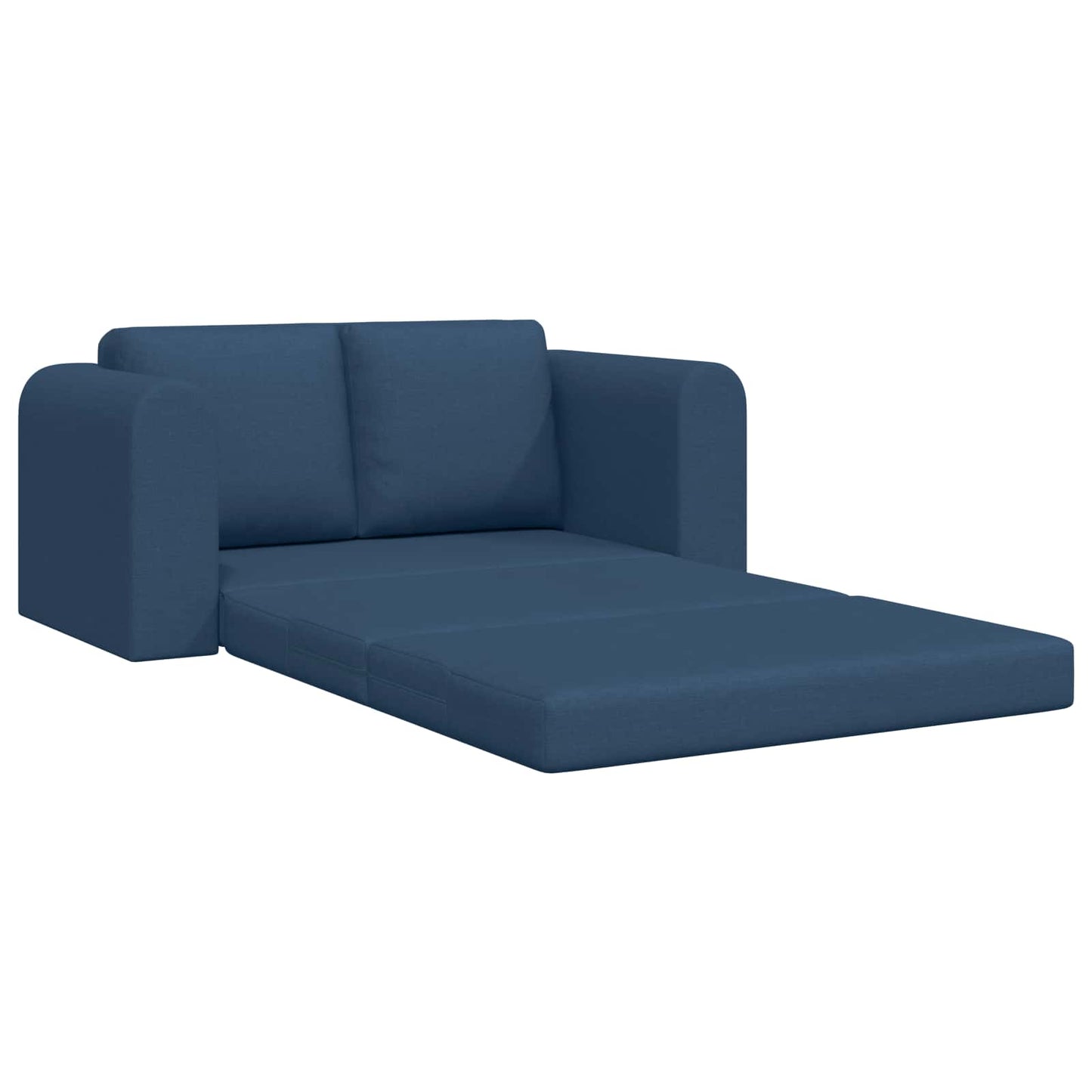 vidaXL Schlafsofa 60cm Blau Stoff