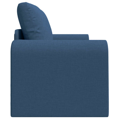 vidaXL Schlafsofa 60cm Blau Stoff