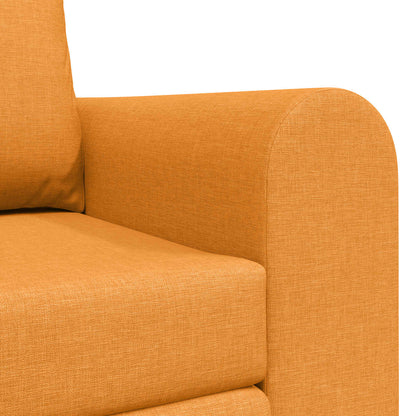 vidaXL Schlafsofa 60cm Dunkelgelb Stoff