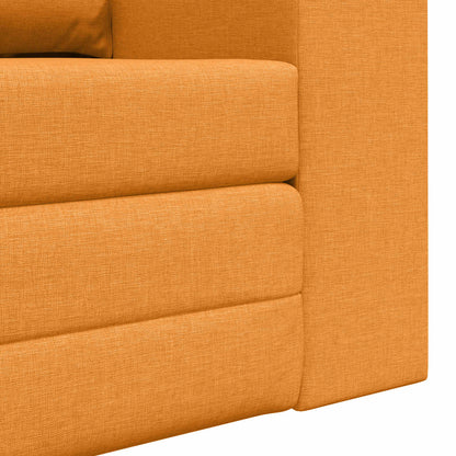 vidaXL Schlafsofa 60cm Dunkelgelb Stoff