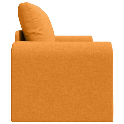 vidaXL Schlafsofa 60cm Dunkelgelb Stoff