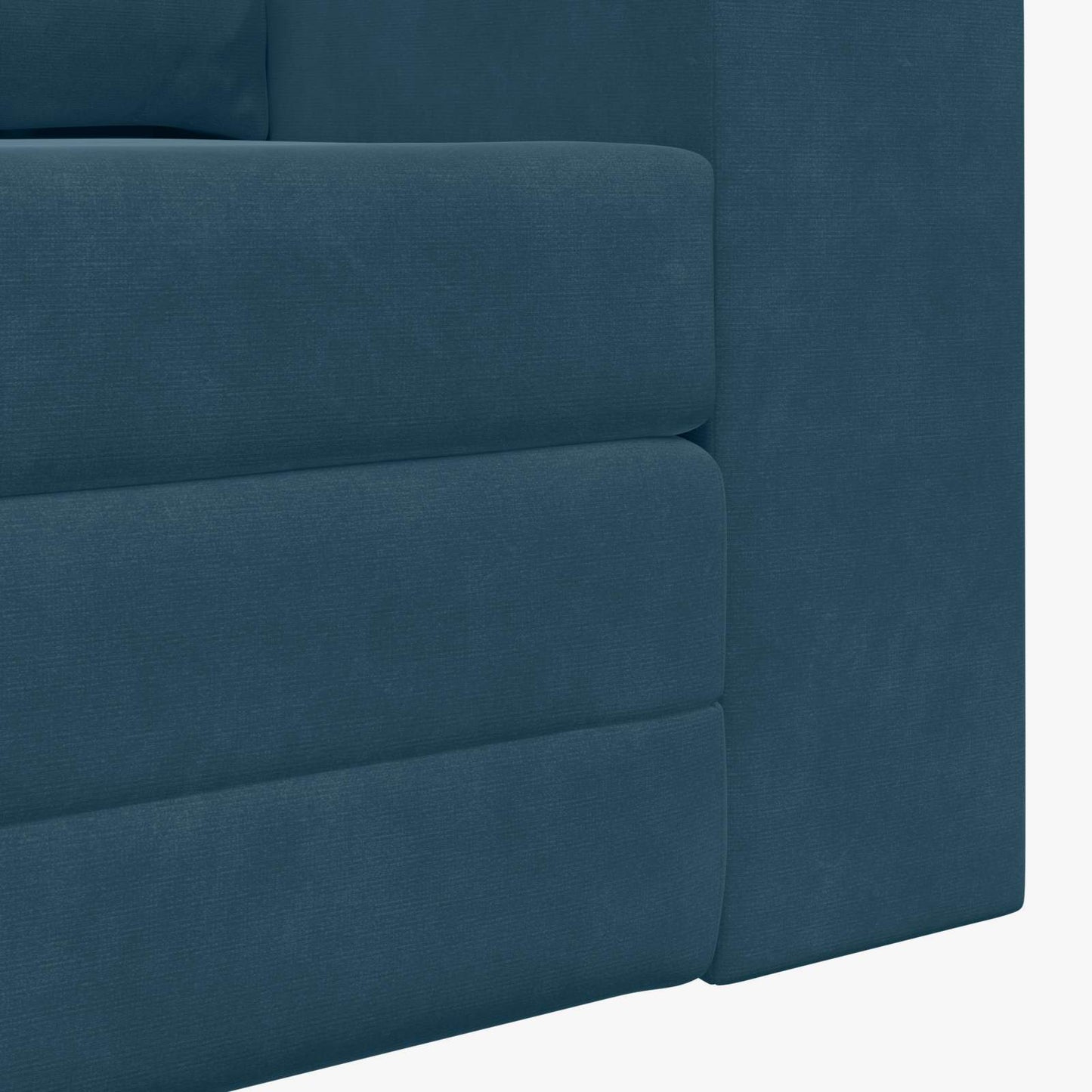 vidaXL Canapé convertible 60 cm Bleu Velours