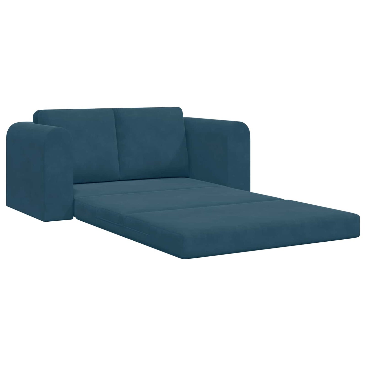 vidaXL Canapé convertible 60 cm Bleu Velours