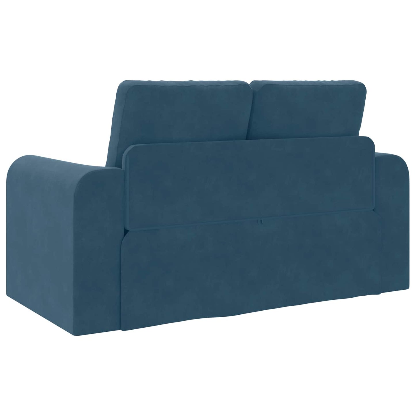 vidaXL Canapé convertible 60 cm Bleu Velours