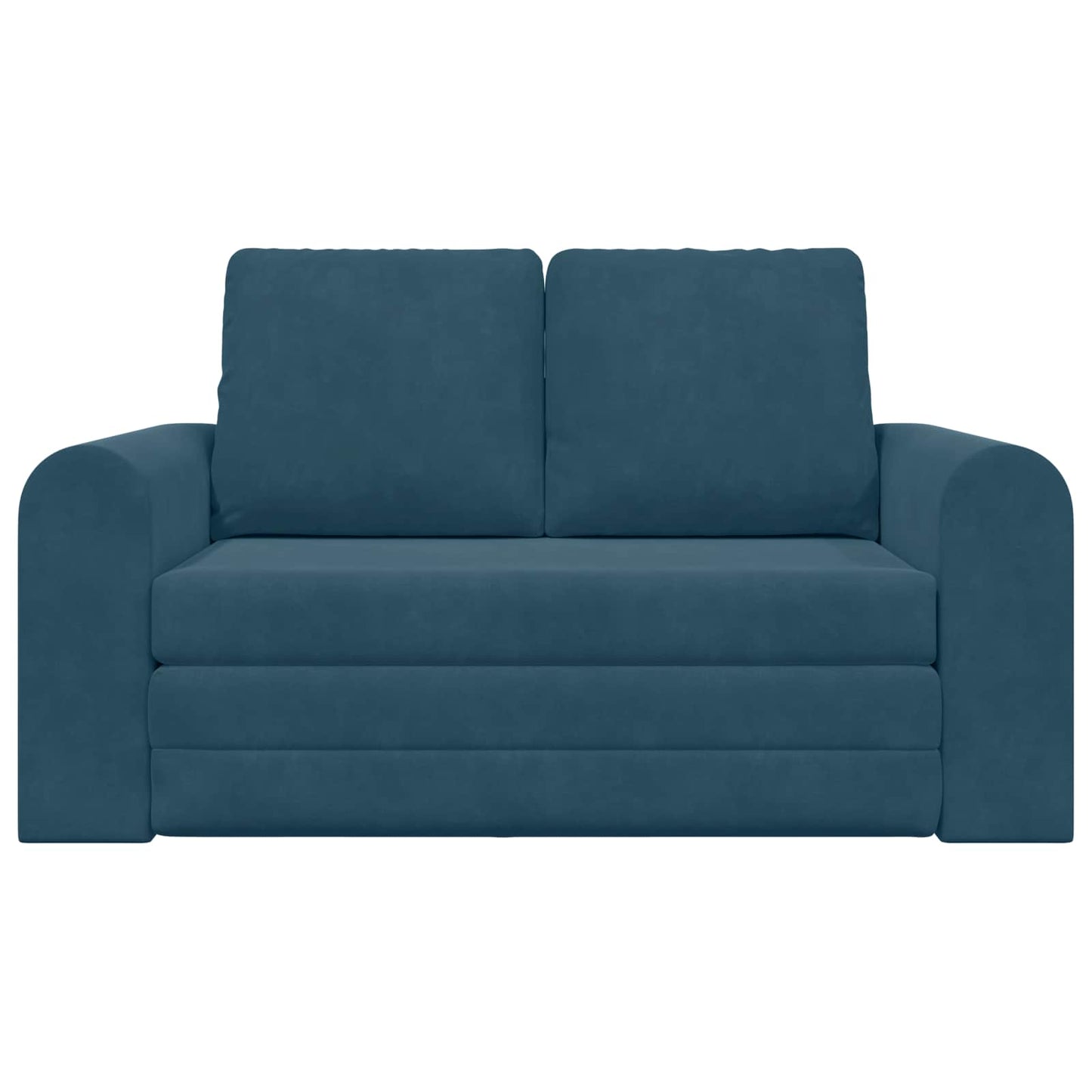 vidaXL Canapé convertible 60 cm Bleu Velours