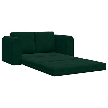 Schlafsofa 60cm Dunkelgrün Samt