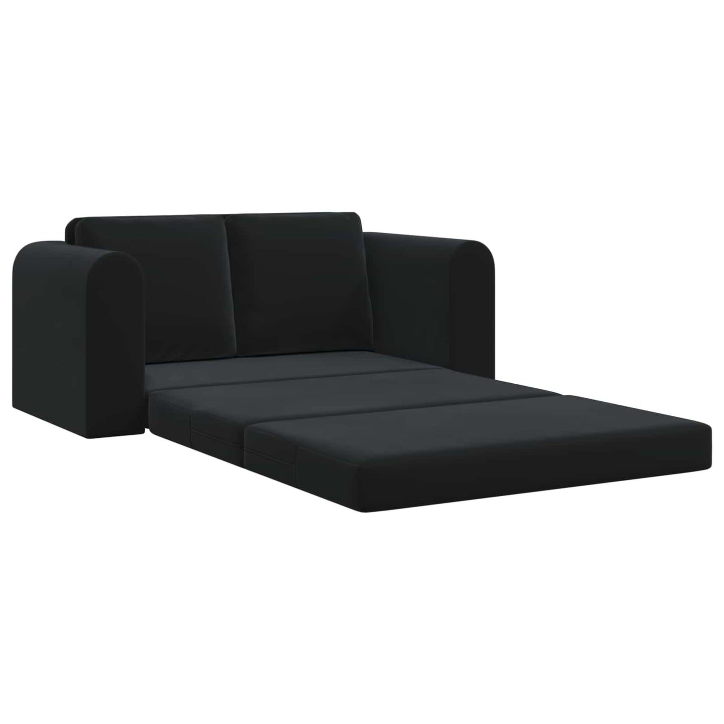 Schlafsofa 60cm Schwarz Samt