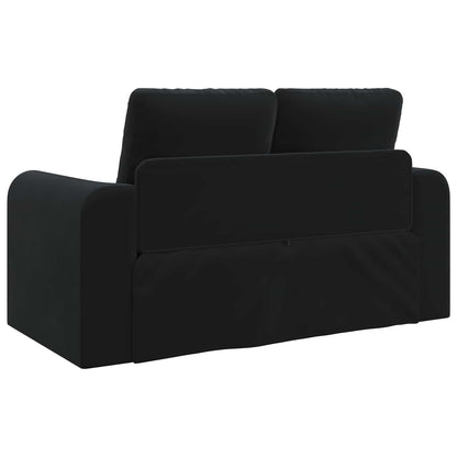 Schlafsofa 60cm Schwarz Samt