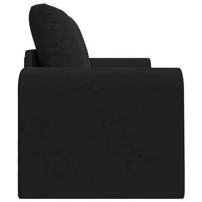 Schlafsofa 60cm Schwarz Samt