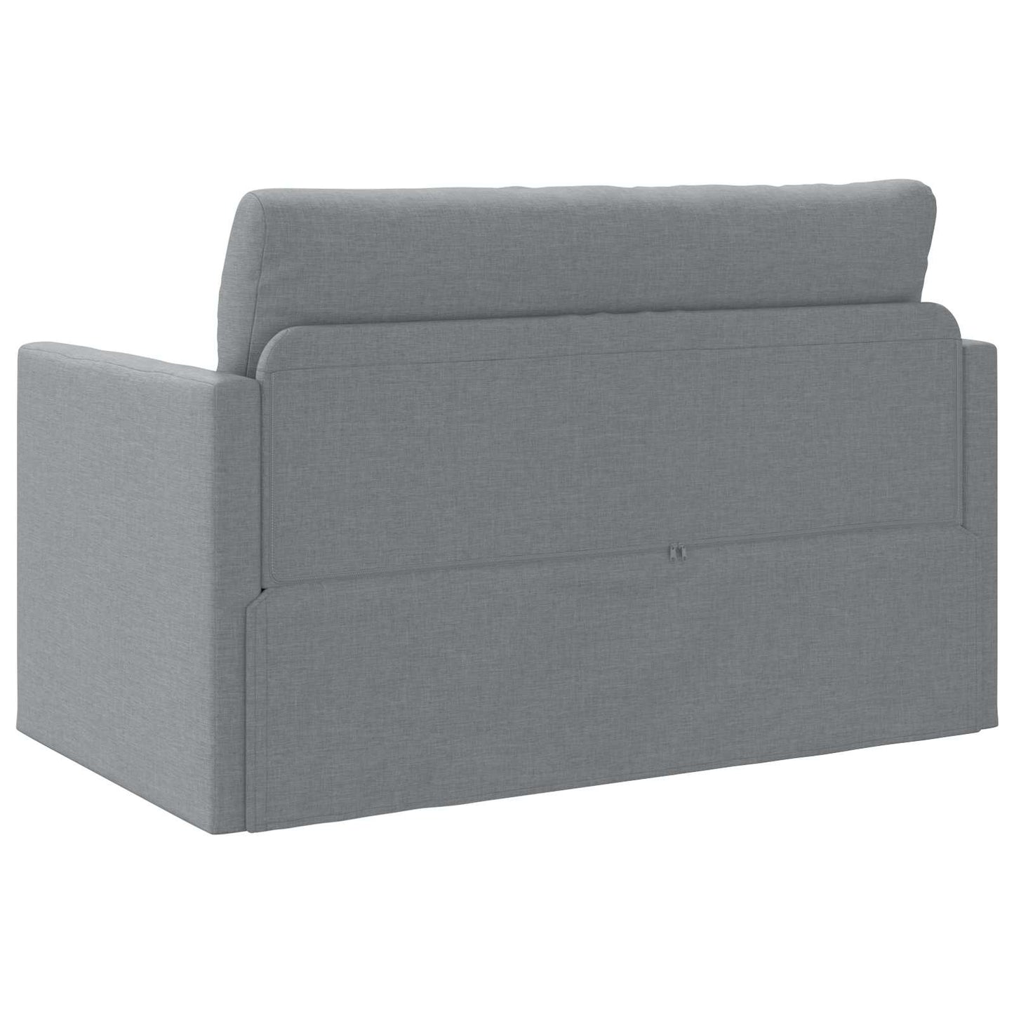 vidaXL Schlafsofa 110cm Hellgrau Stoff