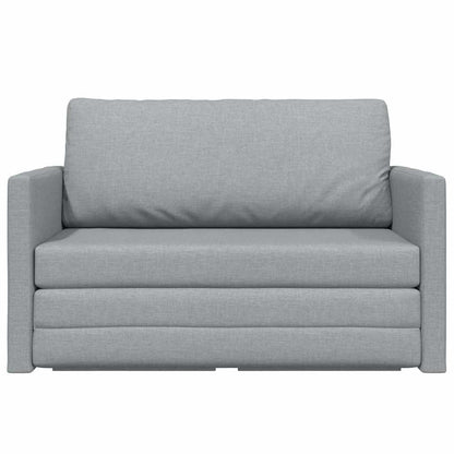 vidaXL Schlafsofa 110cm Hellgrau Stoff