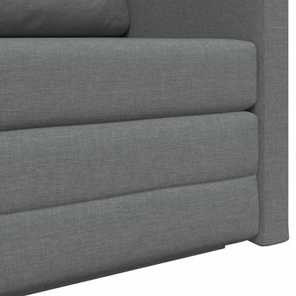 Schlafsofa 110cm Dunkelgrau Stoff