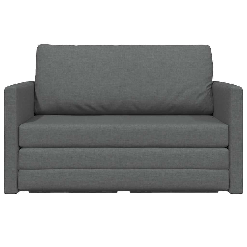 Schlafsofa 110cm Dunkelgrau Stoff