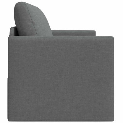 Schlafsofa 110cm Dunkelgrau Stoff