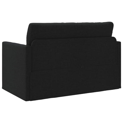 vidaXL Schlafsofa 110cm Schwarz Stoff