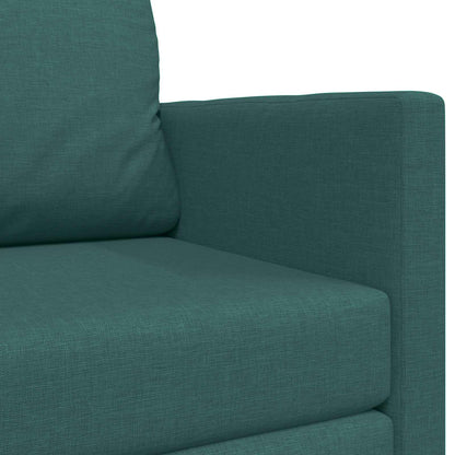 vidaXL Canapé-lit 110 cm Vert foncé Tissu