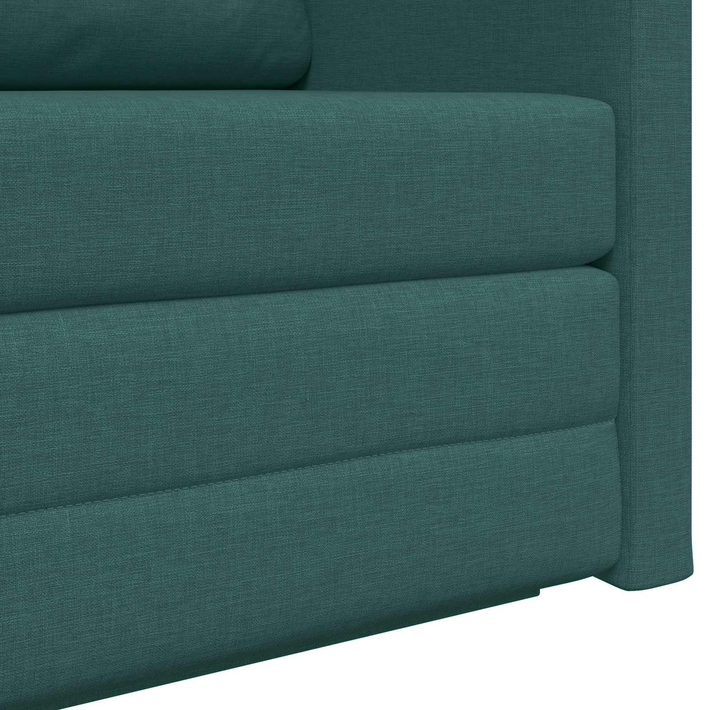 vidaXL Canapé-lit 110 cm Vert foncé Tissu