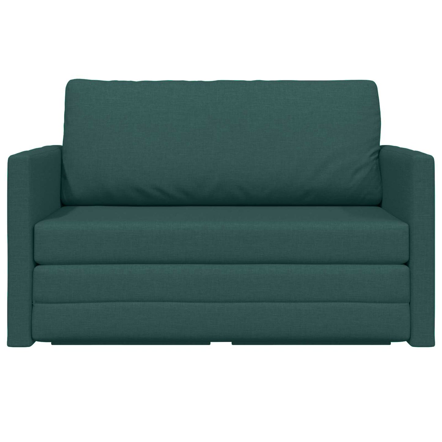 vidaXL Canapé-lit 110 cm Vert foncé Tissu