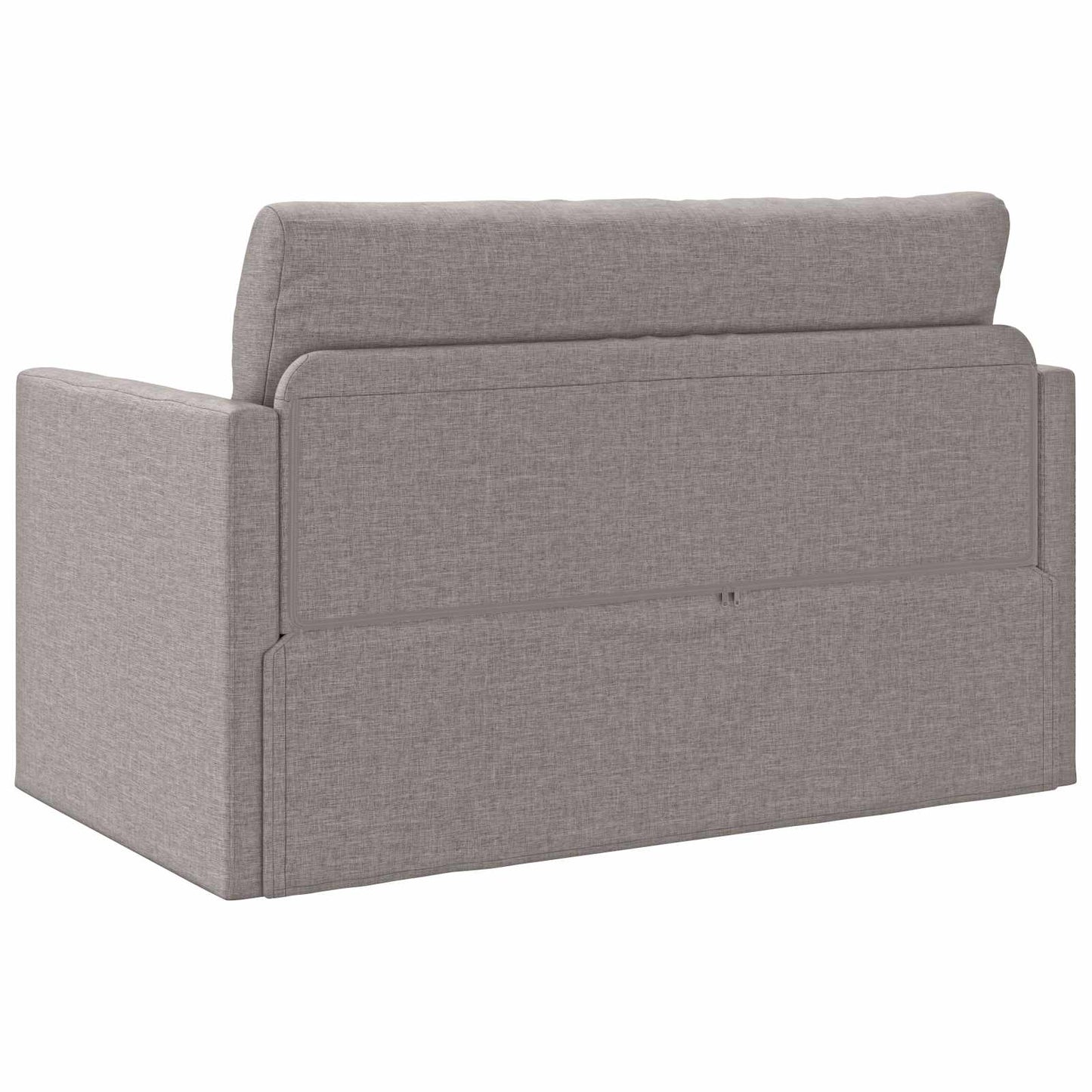 vidaXL Schlafsofa 110cm Taupe Stoff
