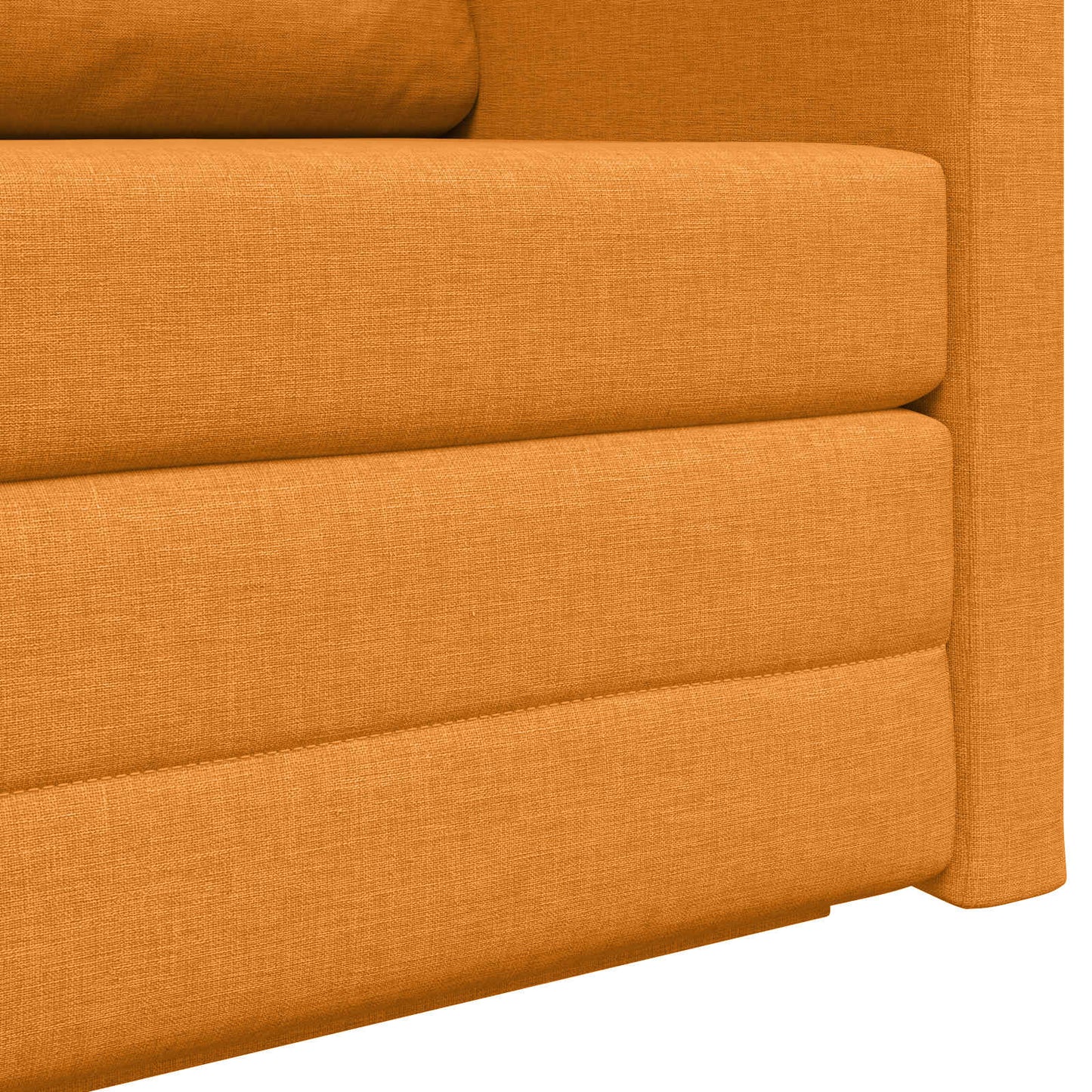 vidaXL Schlafsofa 110cm Dunkelgelb Stoff