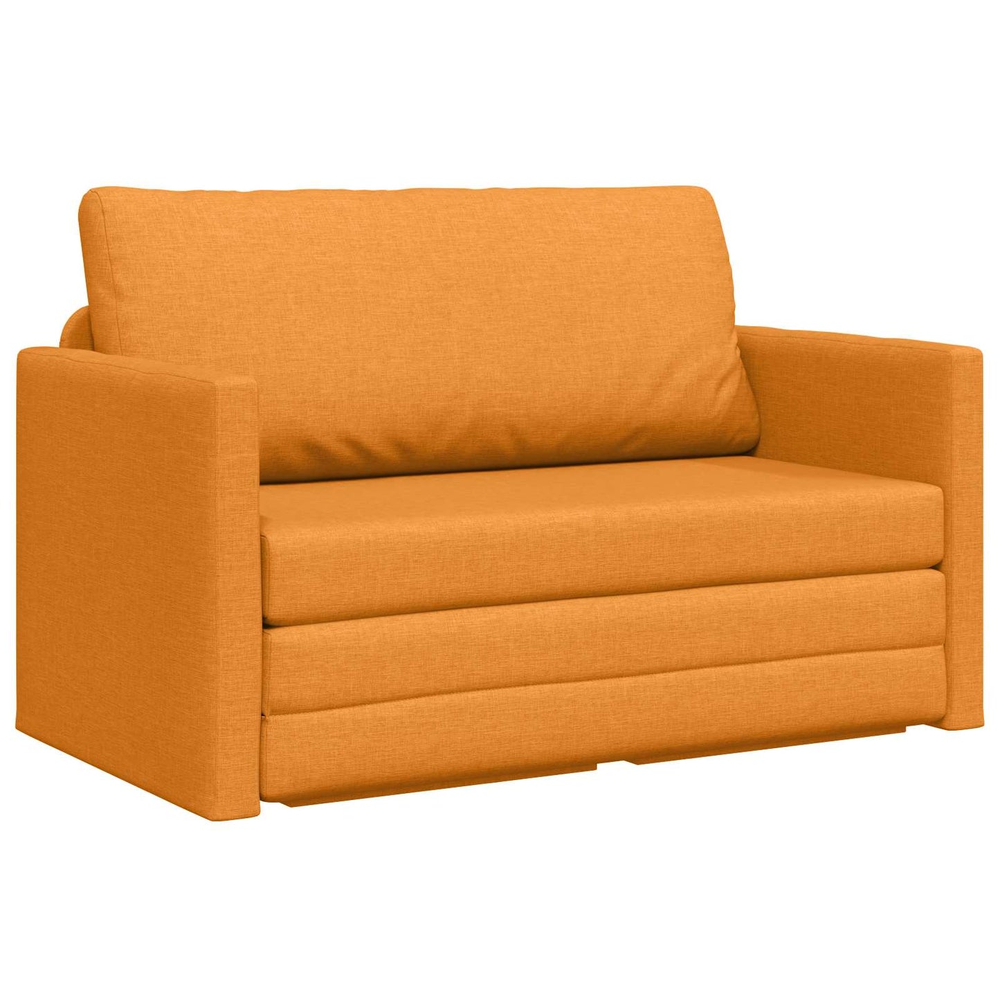 vidaXL Schlafsofa 110cm Dunkelgelb Stoff