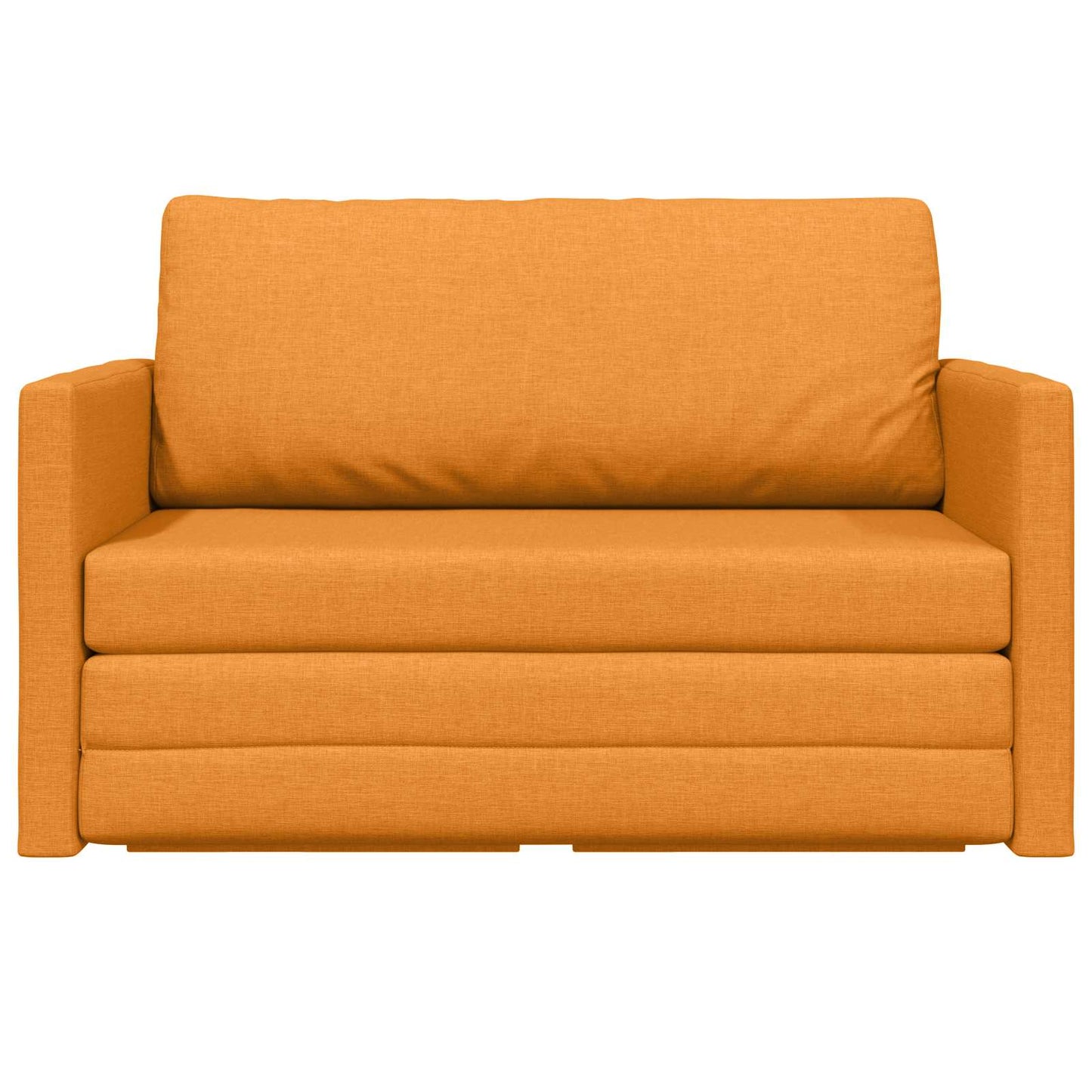 vidaXL Schlafsofa 110cm Dunkelgelb Stoff