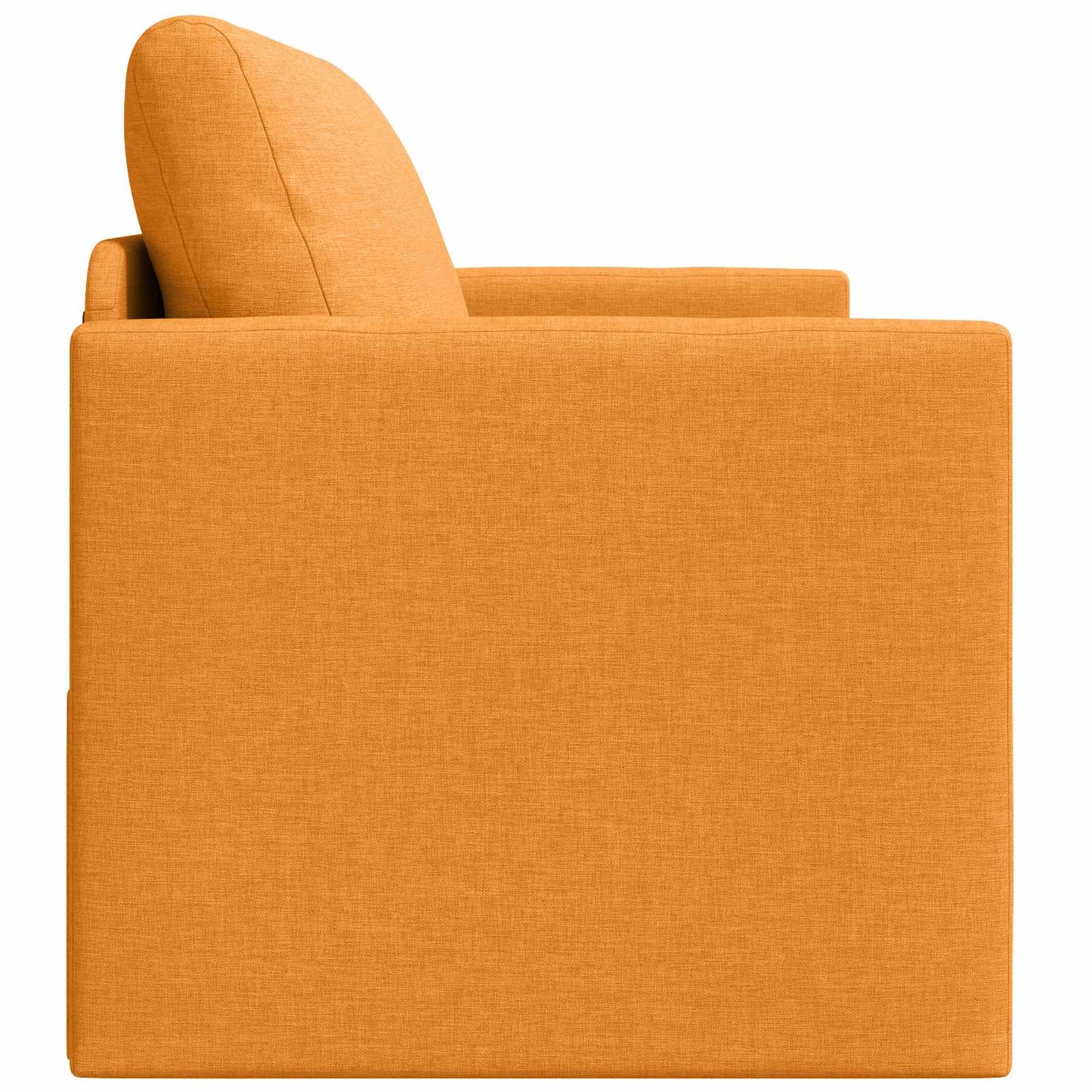 vidaXL Schlafsofa 110cm Dunkelgelb Stoff