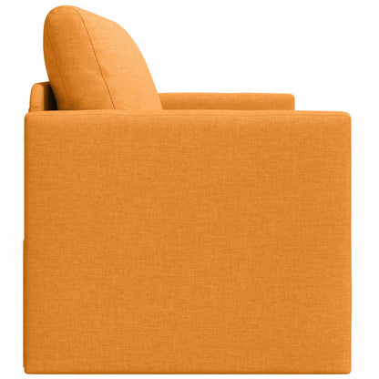 vidaXL Schlafsofa 110cm Dunkelgelb Stoff