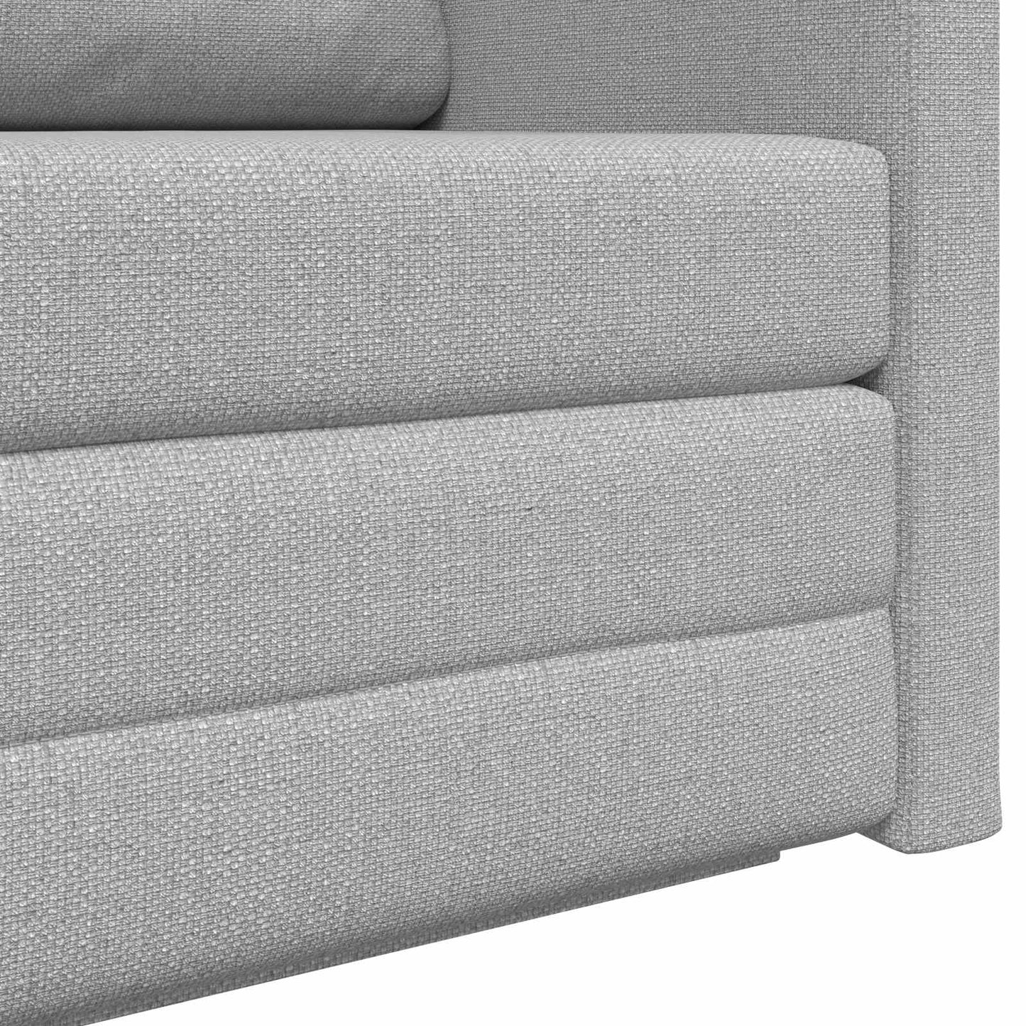 vidaXL Schlafsofa 110cm Wolkengrau Stoff
