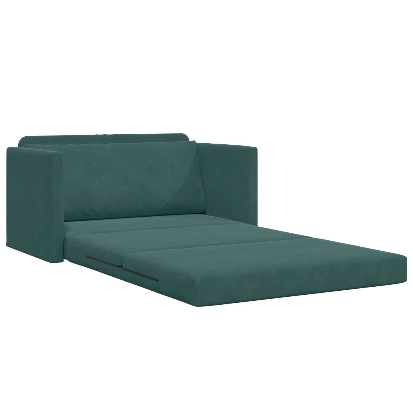 Schlafsofa 110cm Dunkelgrün Samt