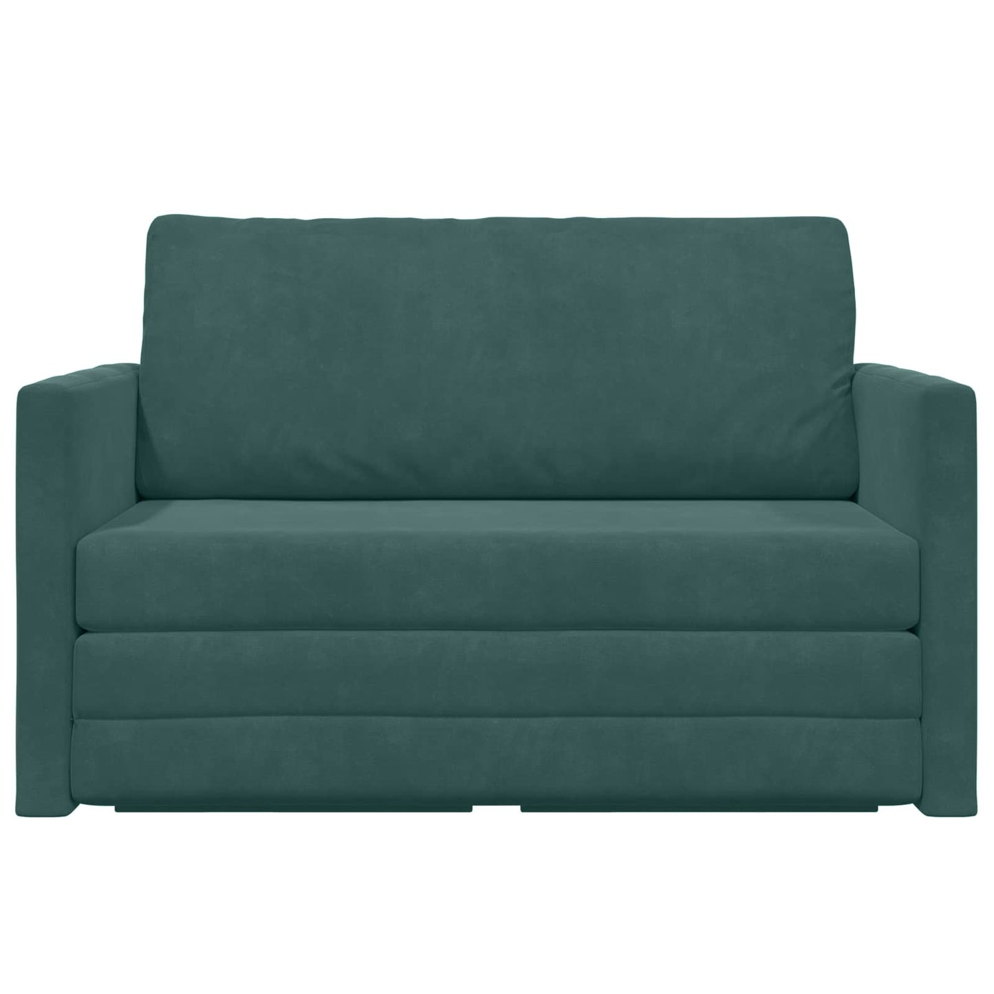 Schlafsofa 110cm Dunkelgrün Samt