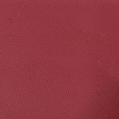 vidaXL Schlafsofa 110cm Weinrot Kunstleder