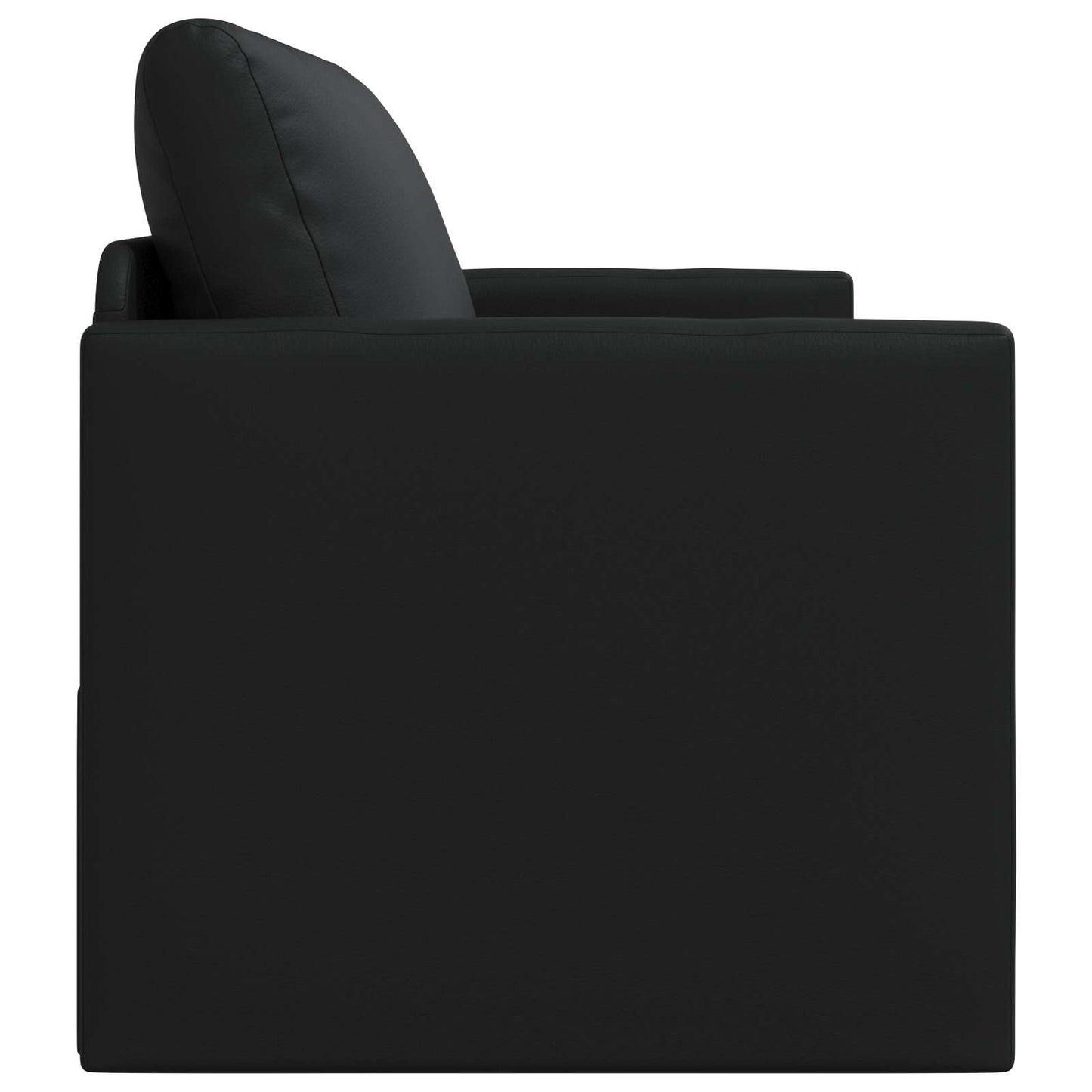 vidaXL Schlafsofa 110cm Schwarz Kunstleder