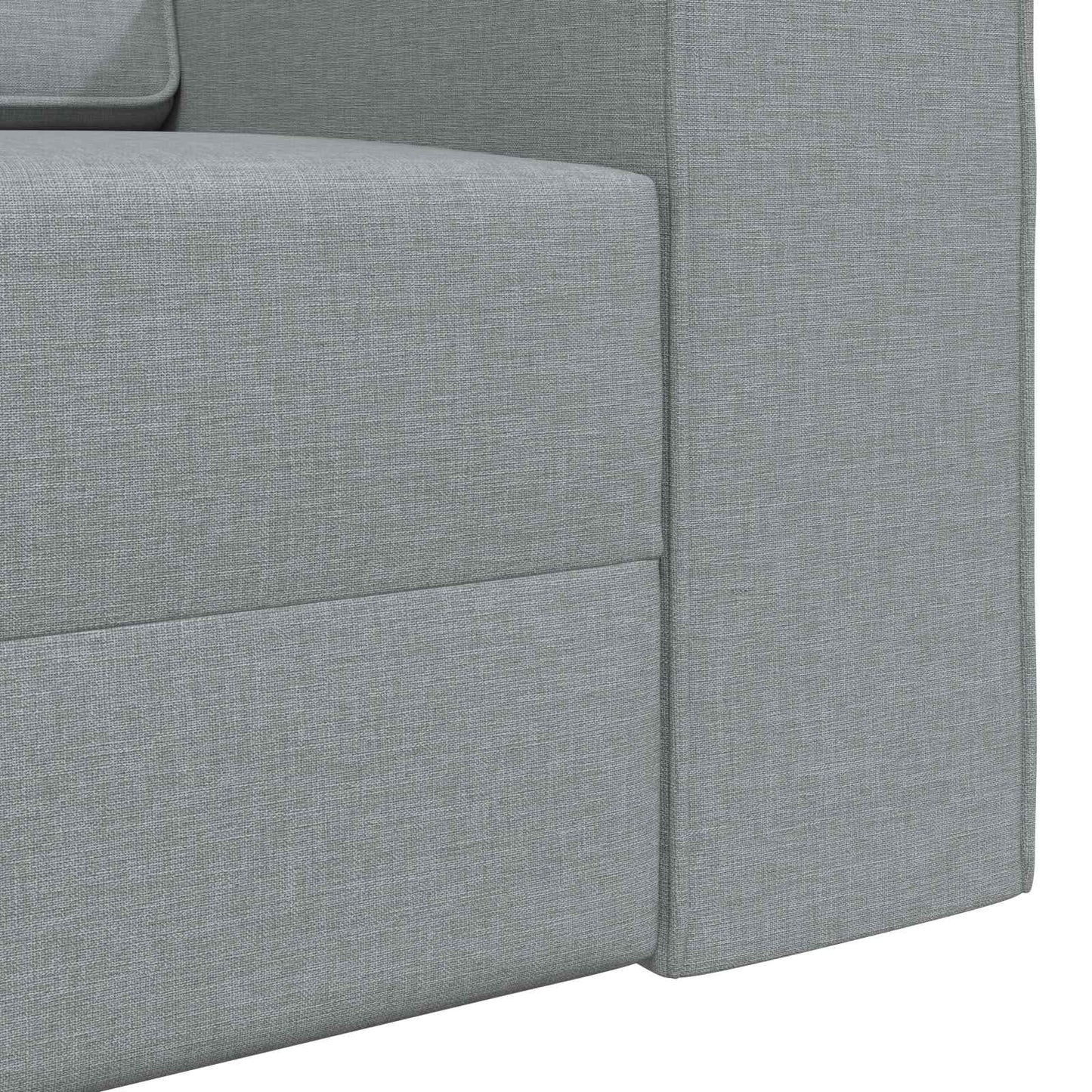 vidaXL Schlafsofa 200cm Hellgrau Stoff