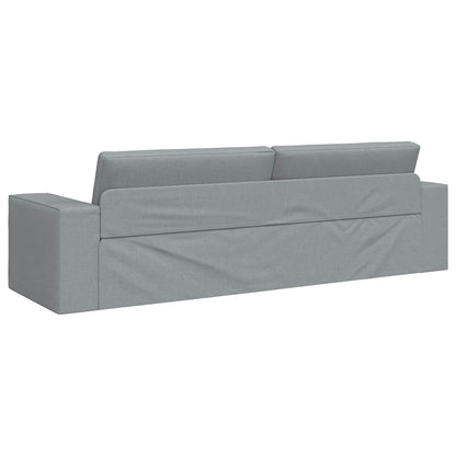 vidaXL Schlafsofa 200cm Hellgrau Stoff